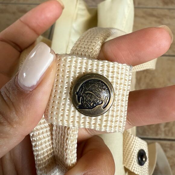 Fjallraven Kanken Backpack Ivory Cream‎ Preowned Seat Pad School Bag main image 14